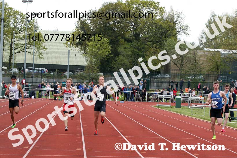 100 metres, 2021 NECAA Middlesbrough Open Meting, Sunday, May 9th. Photo: David T. Hewitson/Sports for All Pics
